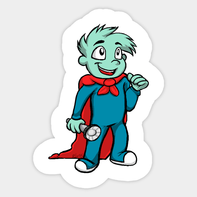 Pajama Sam Sticker by Rivkah